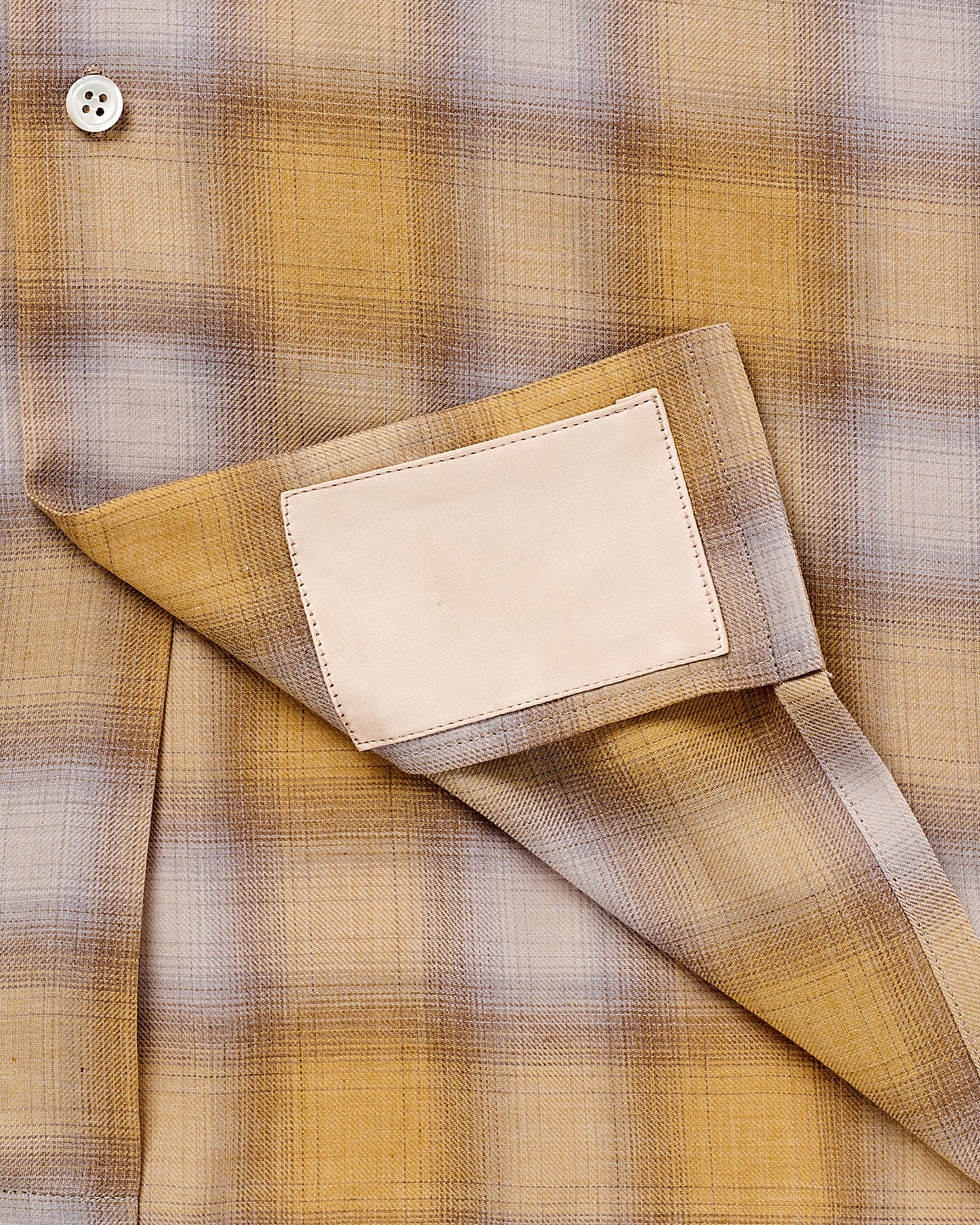OPEN COLLAR SHIRT / YELLOW