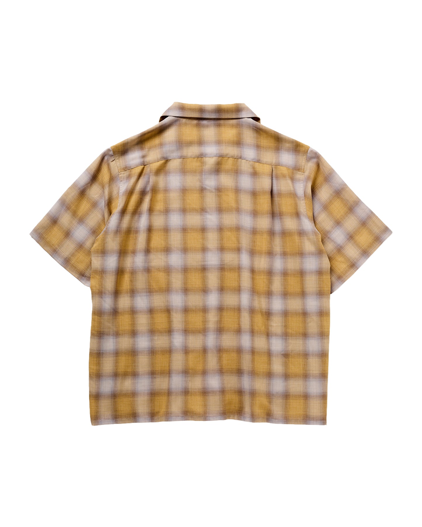 OPEN COLLAR SHIRT / YELLOW