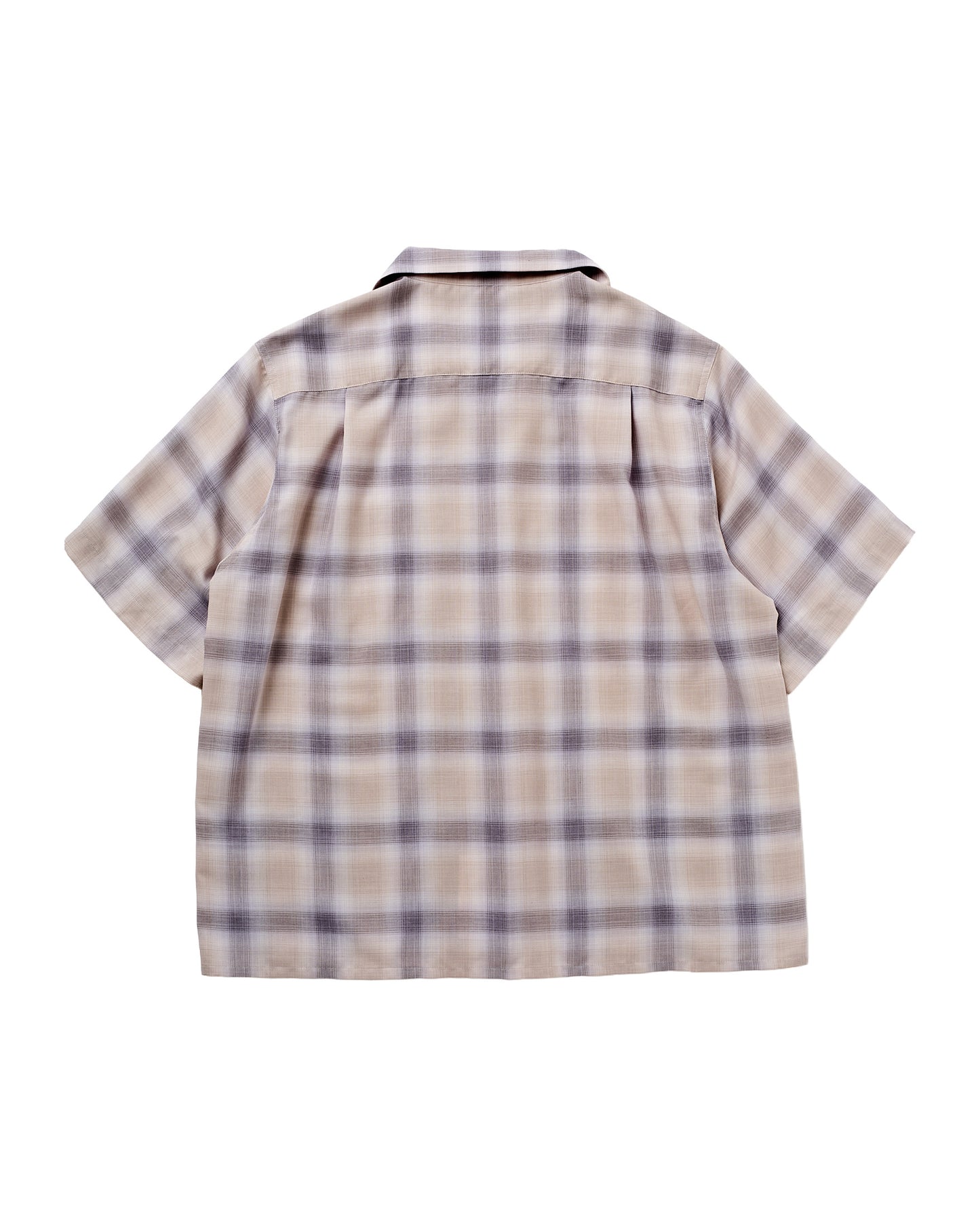 OPEN COLLAR SHIRT / GRAY