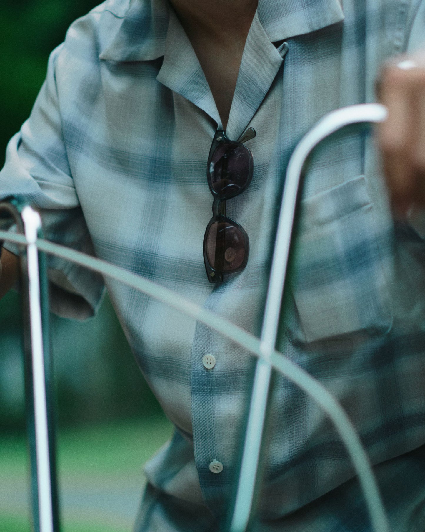 OPEN COLLAR SHIRT / YELLOW